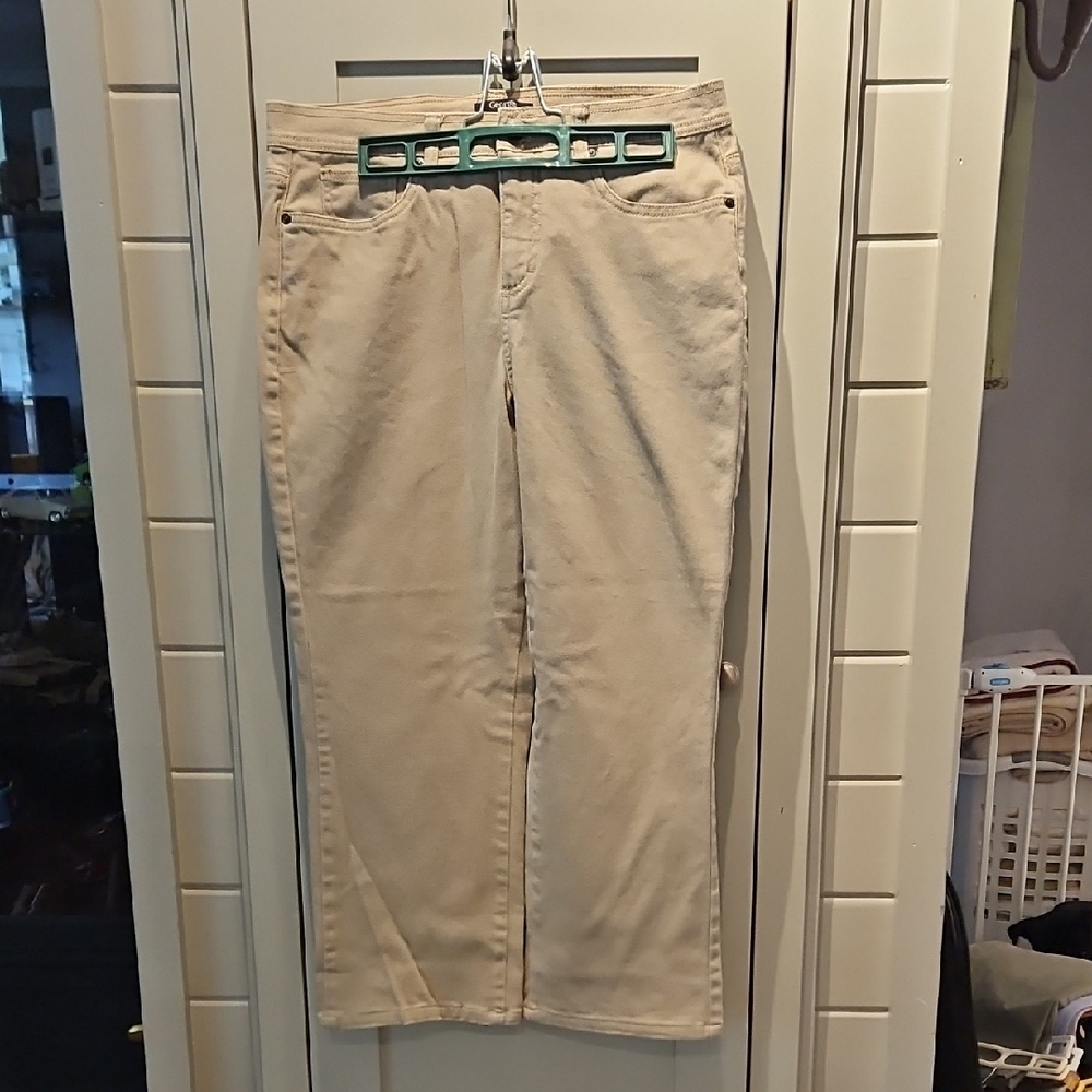 George Women's Straight Leg Tan Jeans